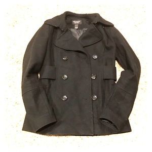 VS black pea coat